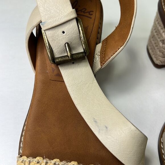 Zodiac Women’s Birch Ivy-Jute Espadrille Block Heel Sandal Size 5 - Picture 3 of 8